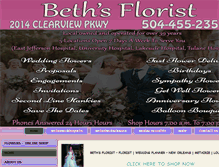 Tablet Screenshot of bethsflowersonline.com